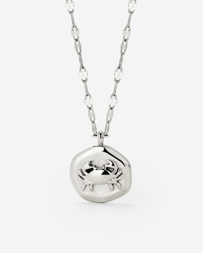 Crab Chaser Necklace Silber