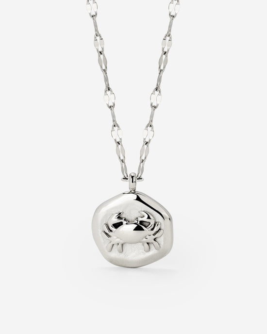 Crab Chaser Necklace Silber
