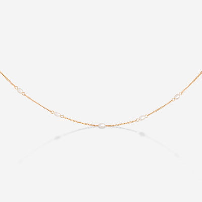 Pearl after Pearl Choker Roségold