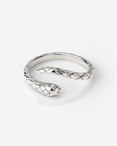 Vipers Ring Silber