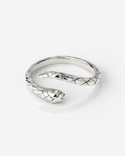 Vipers Ring Silber