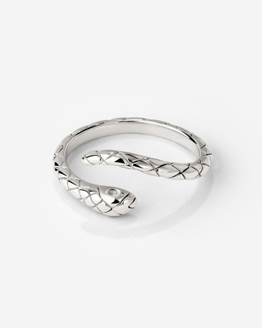 Vipers Ring Silber