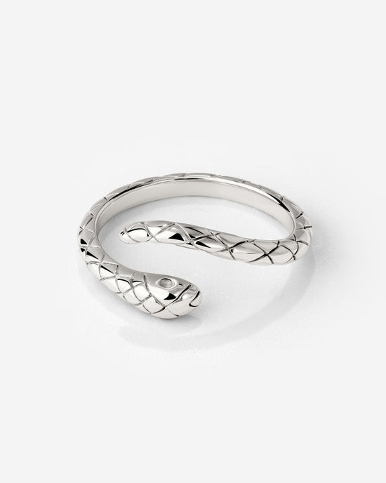 Vipers Ring Silber