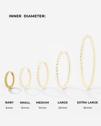 Twisted Hoop Set Baby