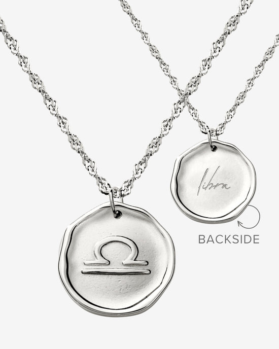 Zodiac Necklace Silber
