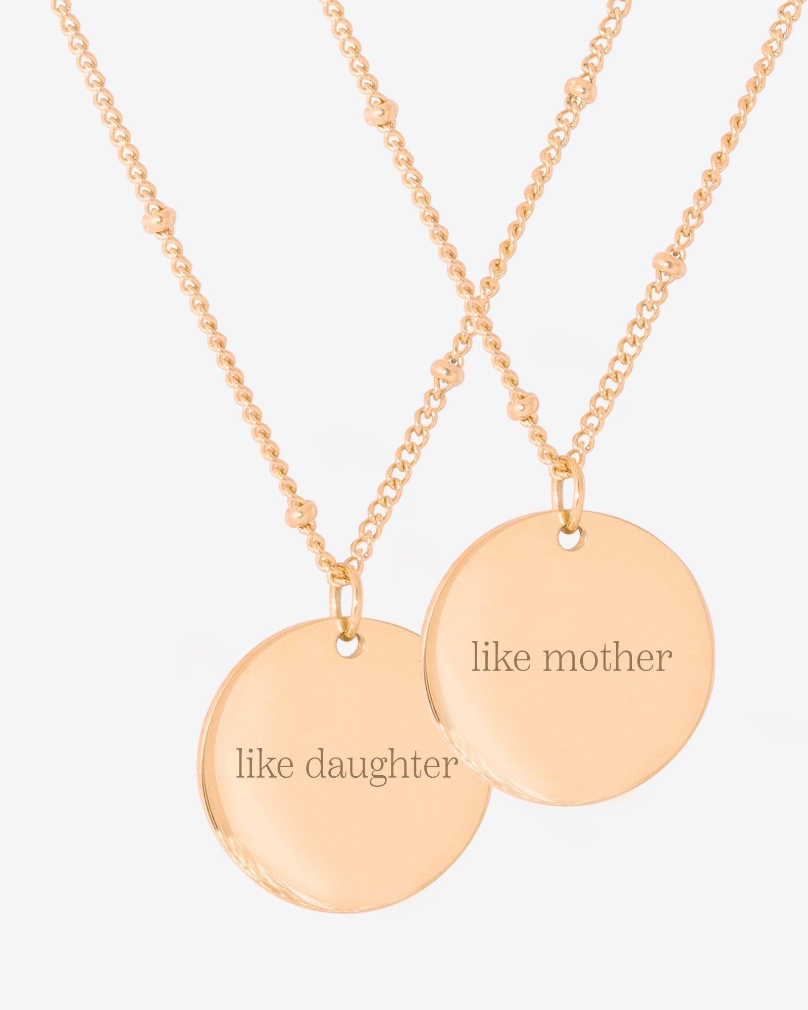 Mother & Daughter Necklace Bundle Roségold