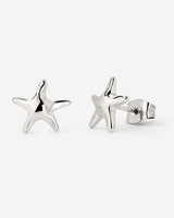 Sea Star Studs Silber