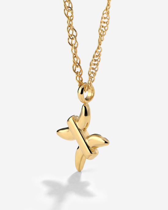 Pisces Bubble Necklace Gold