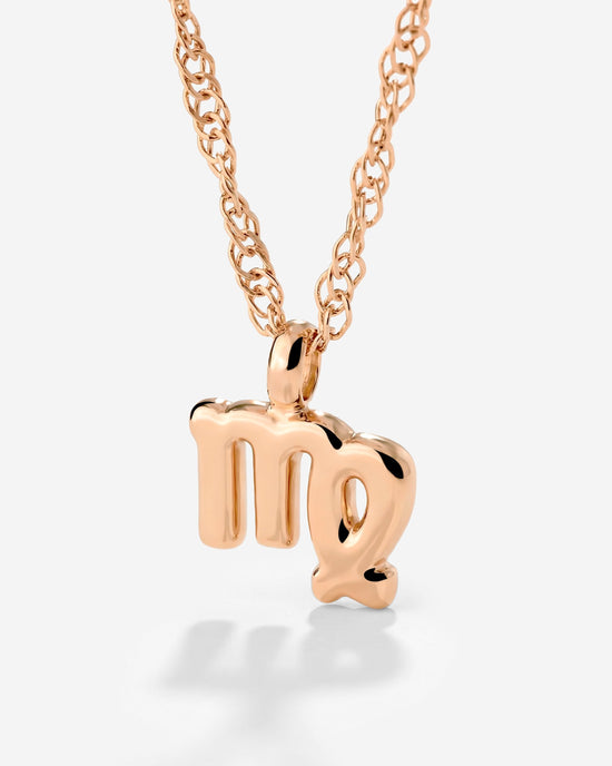 Virgo Bubble Necklace Roségold