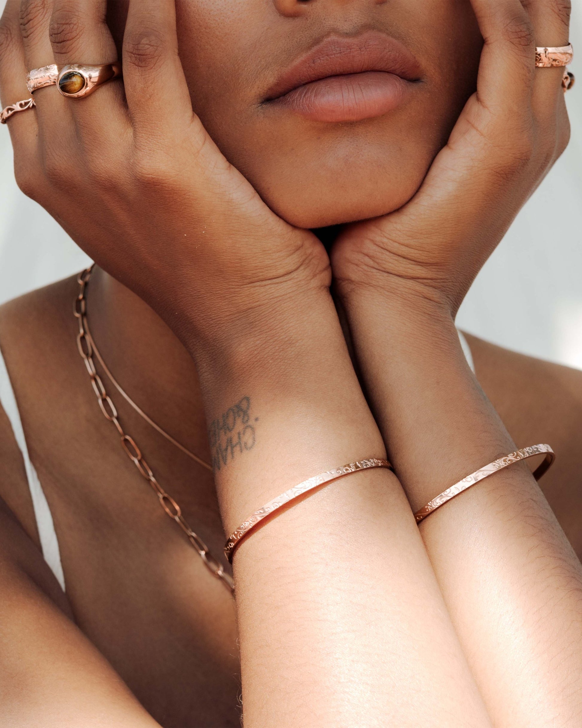 Desert Glow Bangle Roségold