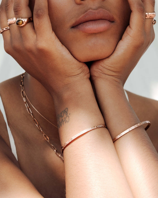 Desert Glow Bangle Roségold