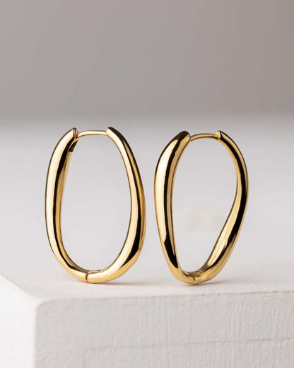 Timeless Oval Hoops Roségold