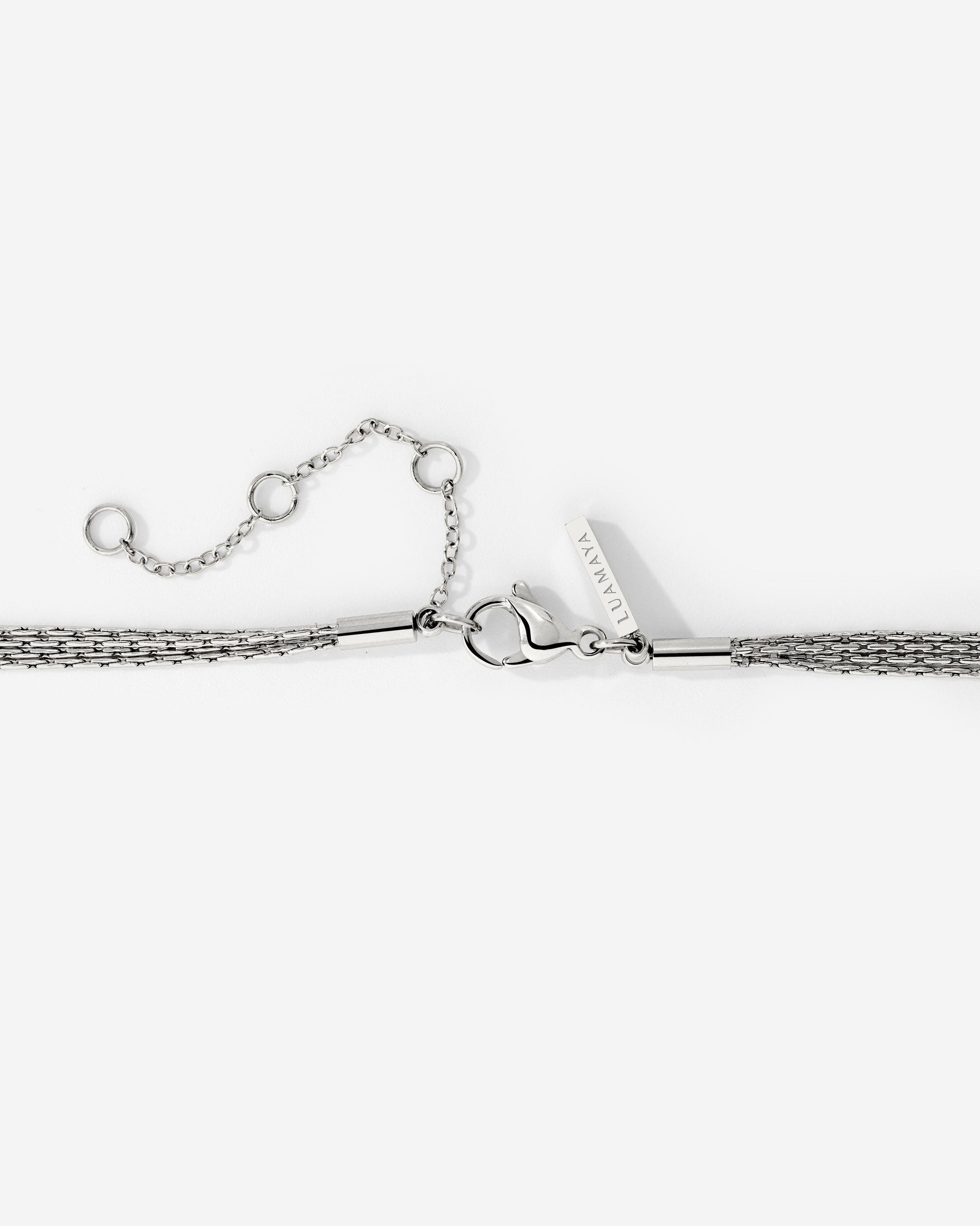 Cascade Layer Necklace Silber