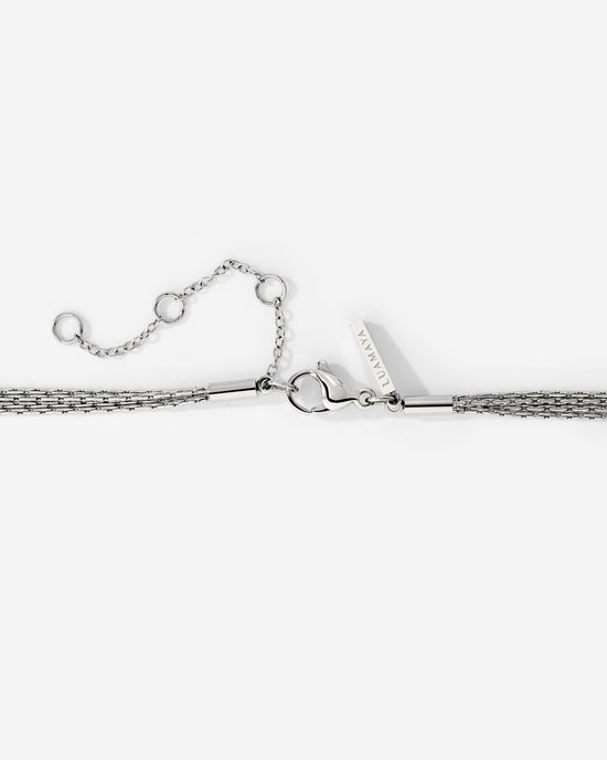 Cascade Layer Necklace Silber