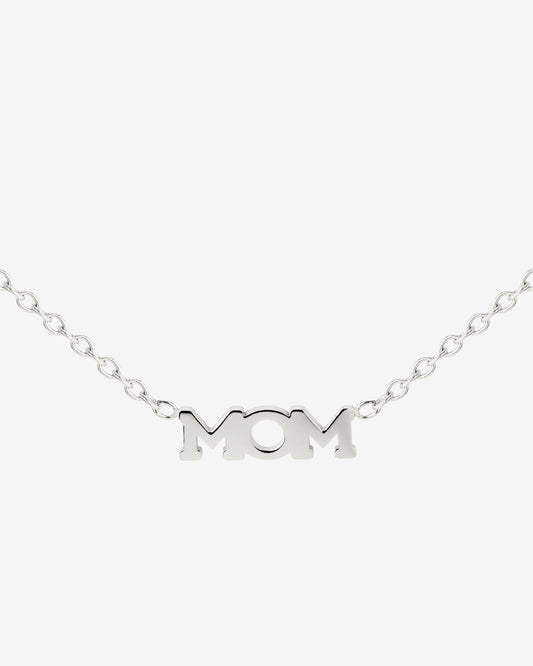 Mom Forever Necklace Silber