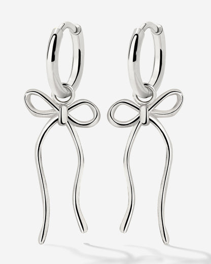 Lovely Loop Hoop Set Small Silber