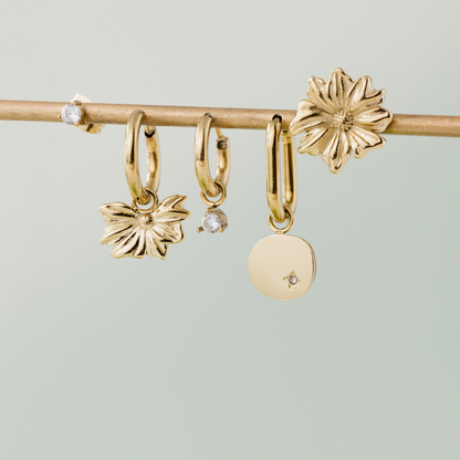 Eternal Bloom Hoop Set Small Silber
