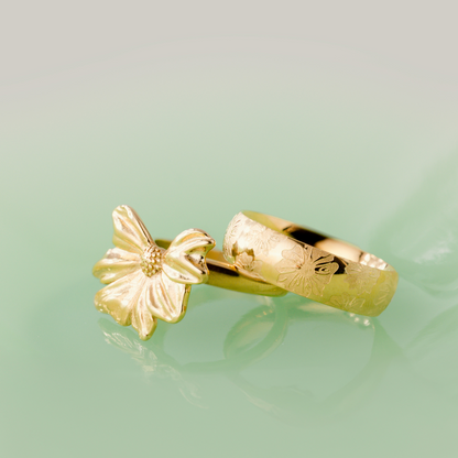 Eternal Bloom Ring Gold