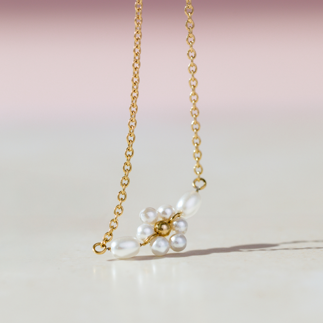 Daisy Choker Silber