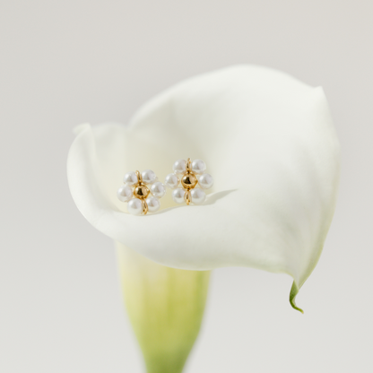 Daisy Studs Silber