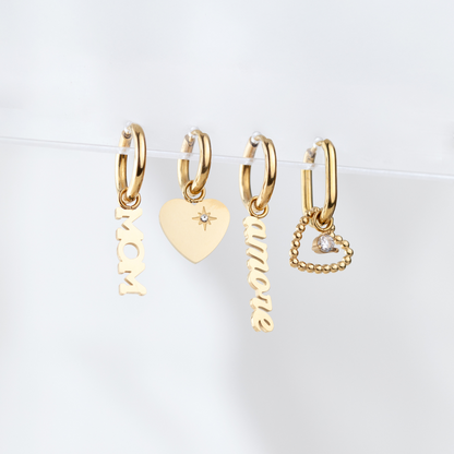 Mom Forever Hoop Set Small Roségold