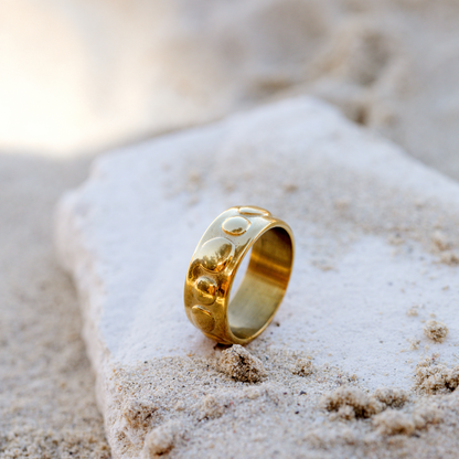 Boho Beads Ring Roségold