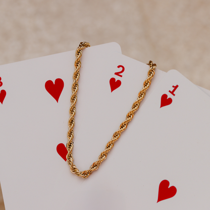 Rope Chain Bracelet Silber