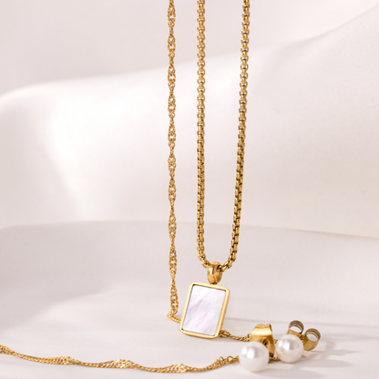Slim Singapore Necklace Silber