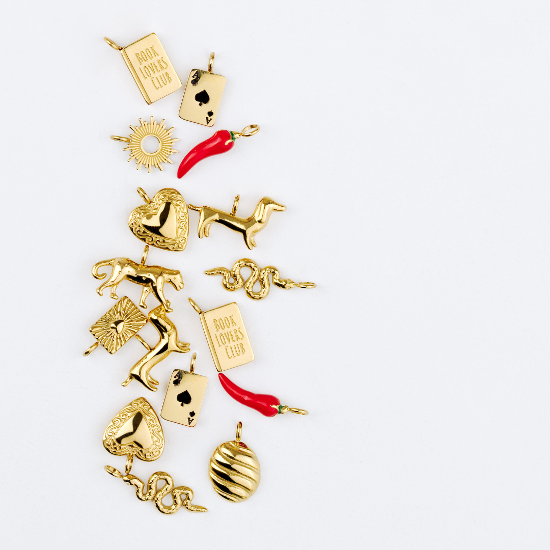 Rope Chain Charm Necklace Set