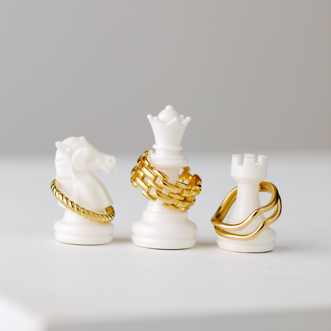 Double Wave Ring Silber