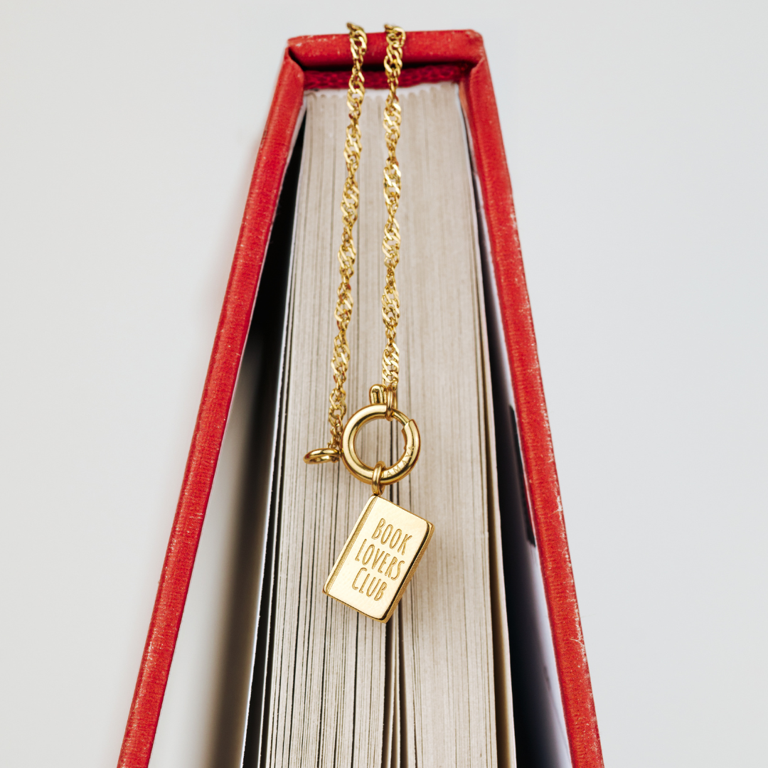Book Lovers Club Singapore Chain Necklace Set Roségold