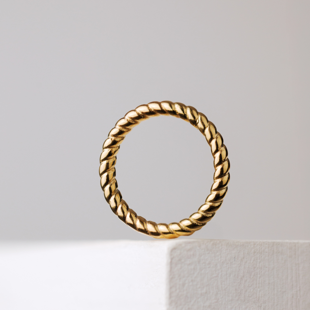 Endless Twist Ring Roségold