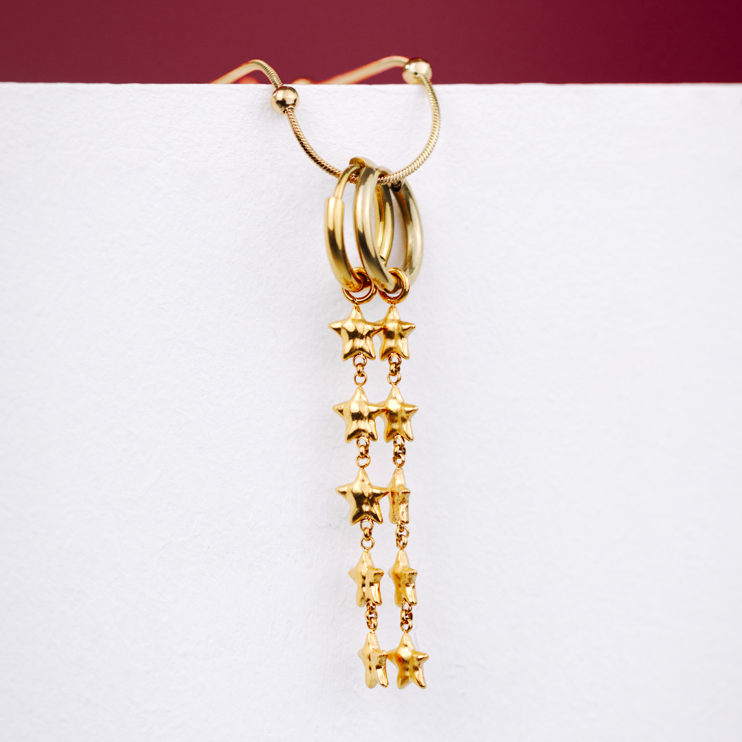 Luminaries Hoop Set Small Gold