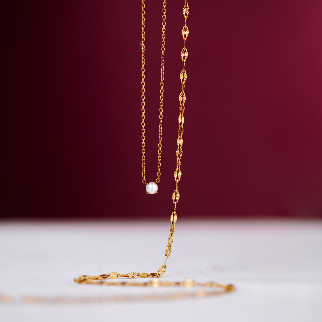 Delicate Pearl Bundle Gold