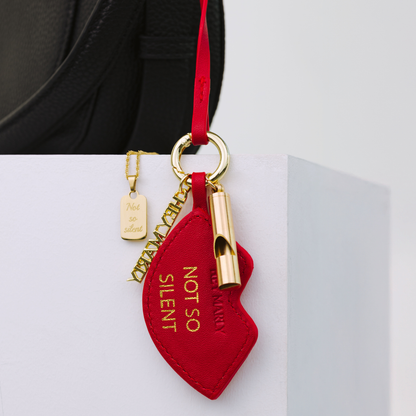 Not so silent Necklace Silber