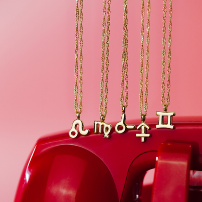 Taurus Bubble Necklace Roségold