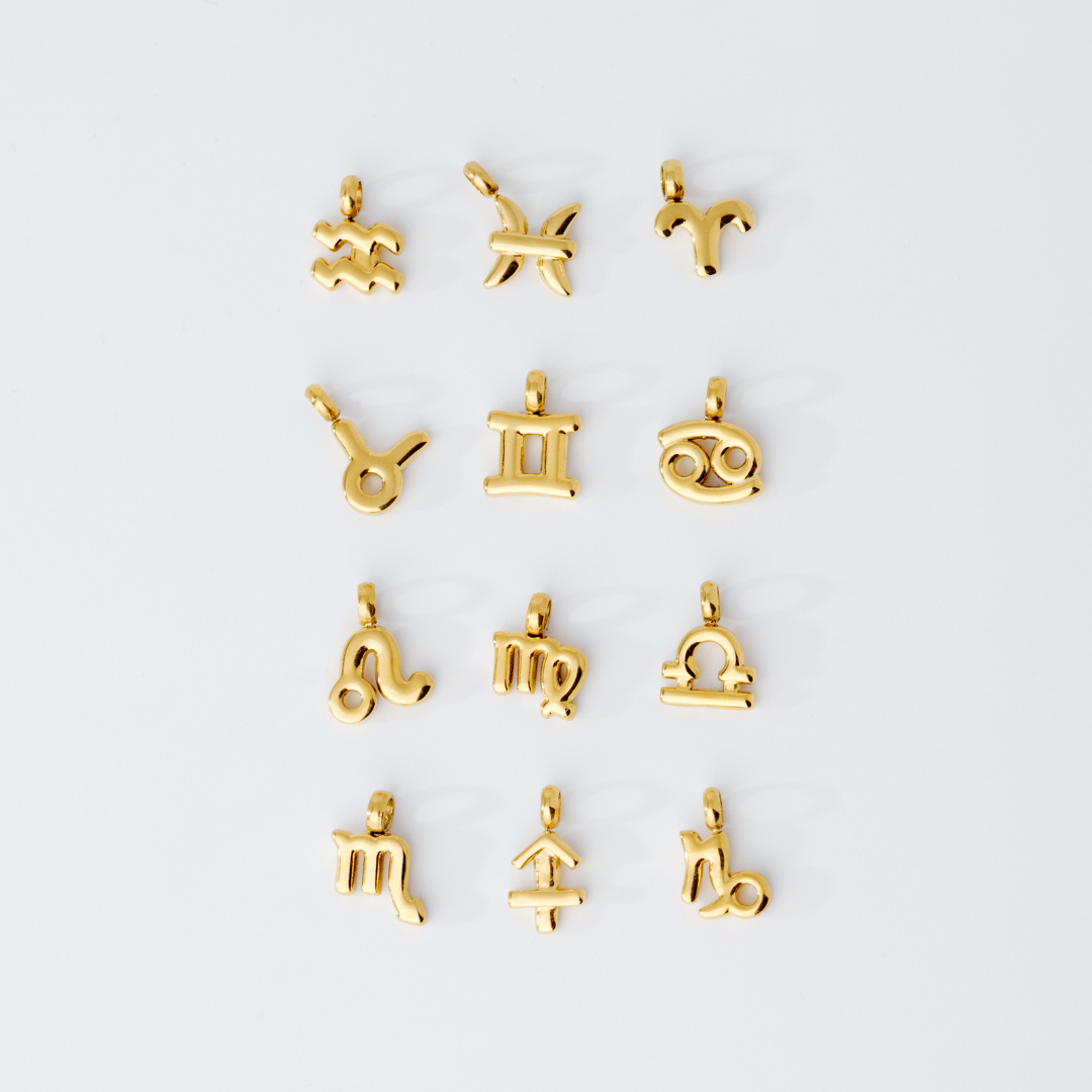 Bubble Zodiac Necklace Charms