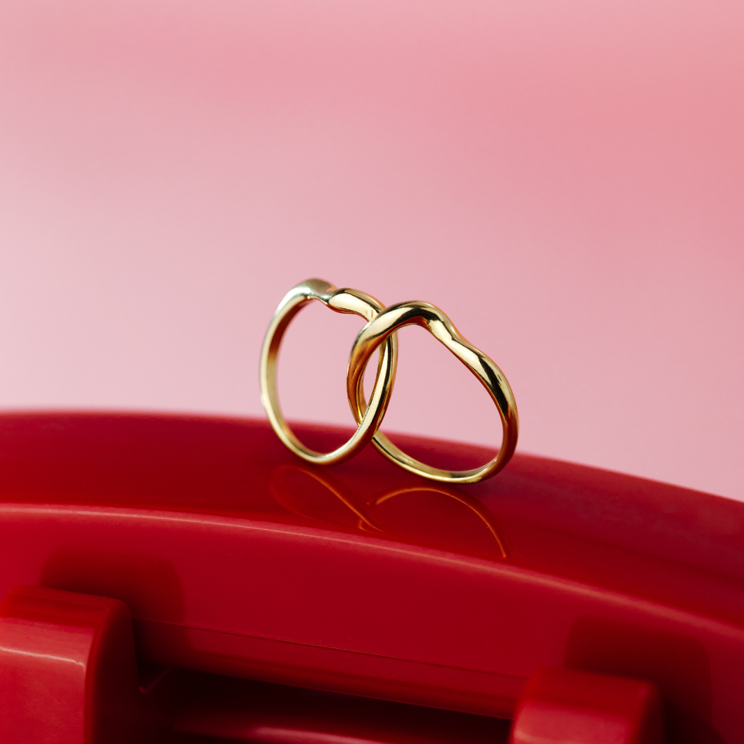 Twinsies Ring Silber