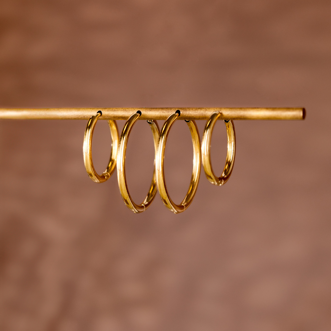 Clean Hoop Bundle Midi Silber