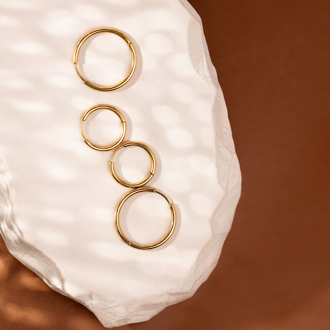 Clean Hoop Bundle Midi Silber
