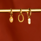 Oldie Goldy Hoop Set Small Gold