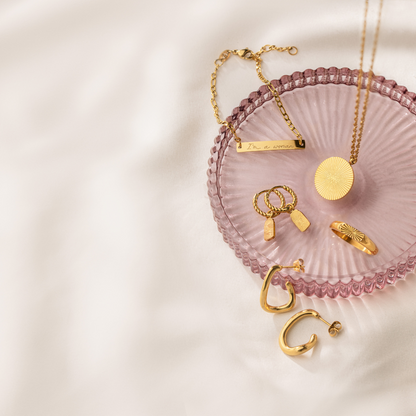 Rise & Shine Twisted Hoop Set Baby Silber