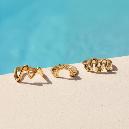 Swirl Ring Roségold