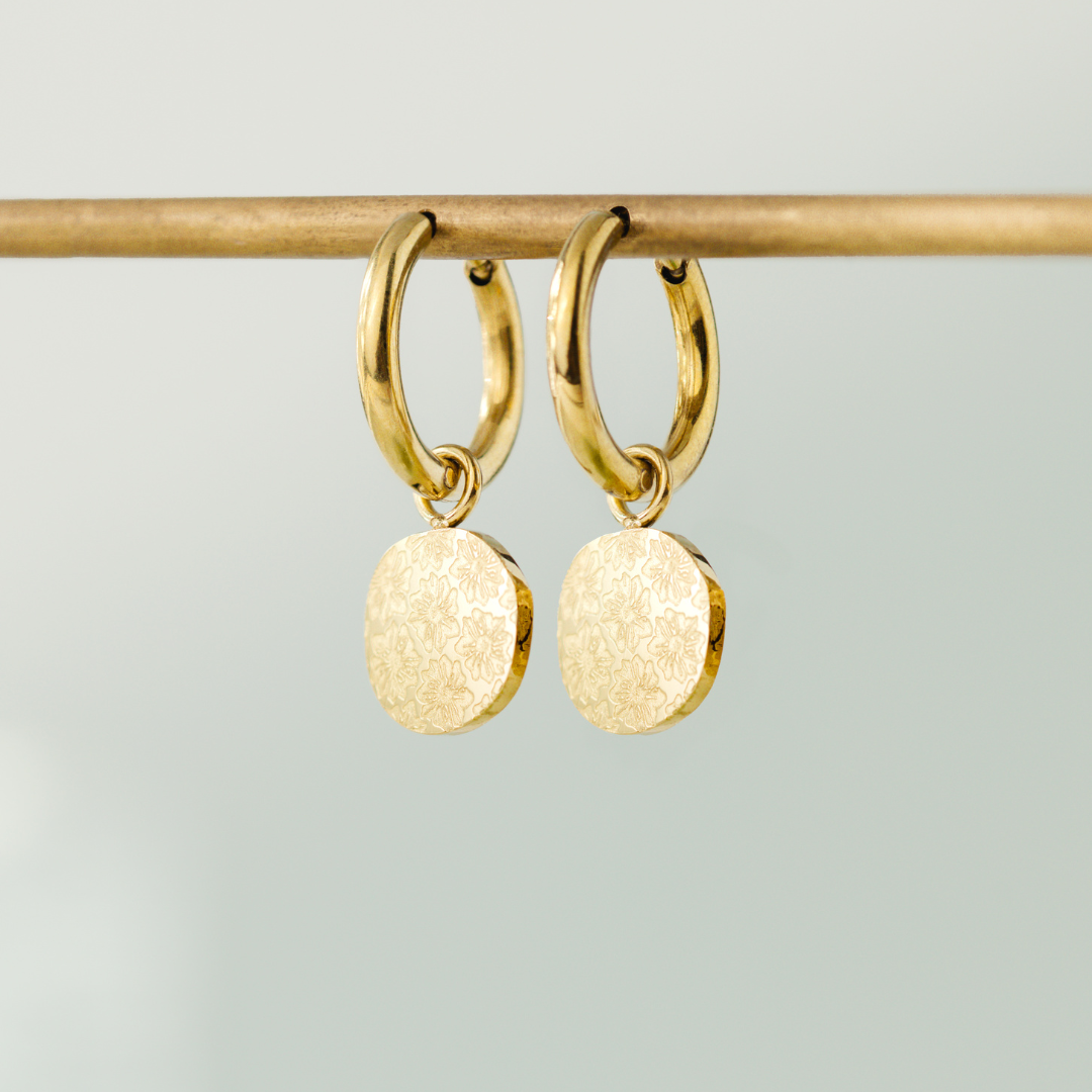 Everbloom Hoop Set Small Gold