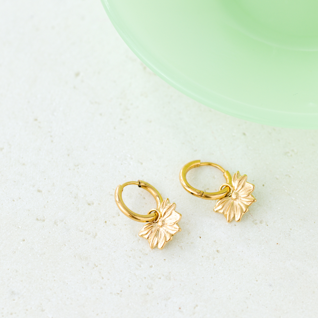 Eternal Bloom Hoop Set Small Roségold