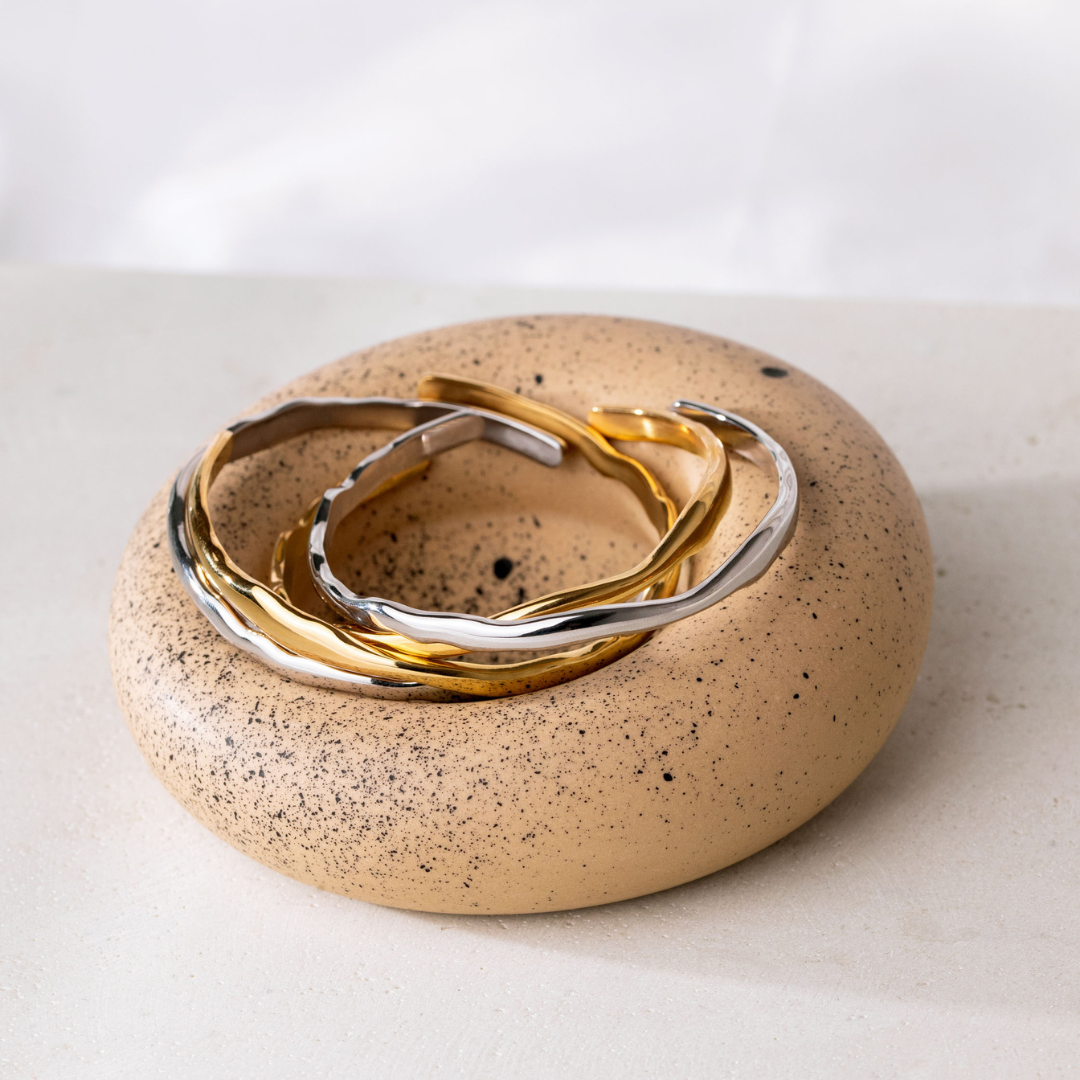 Flowing Bangle Roségold