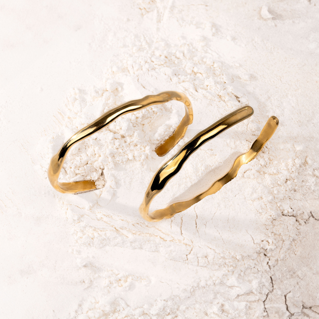 Flowing Bangle Roségold