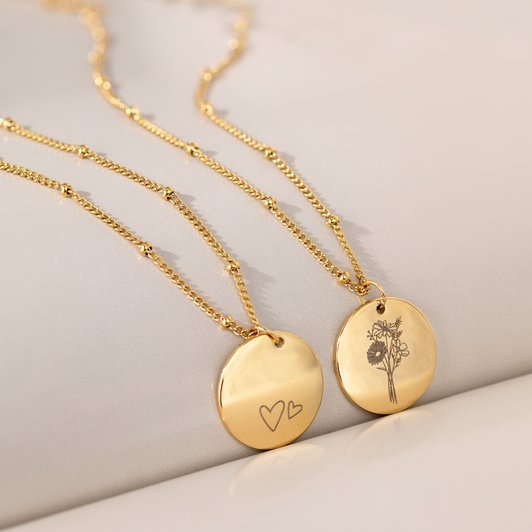 Mother & Daughter Necklace Bundle Gold