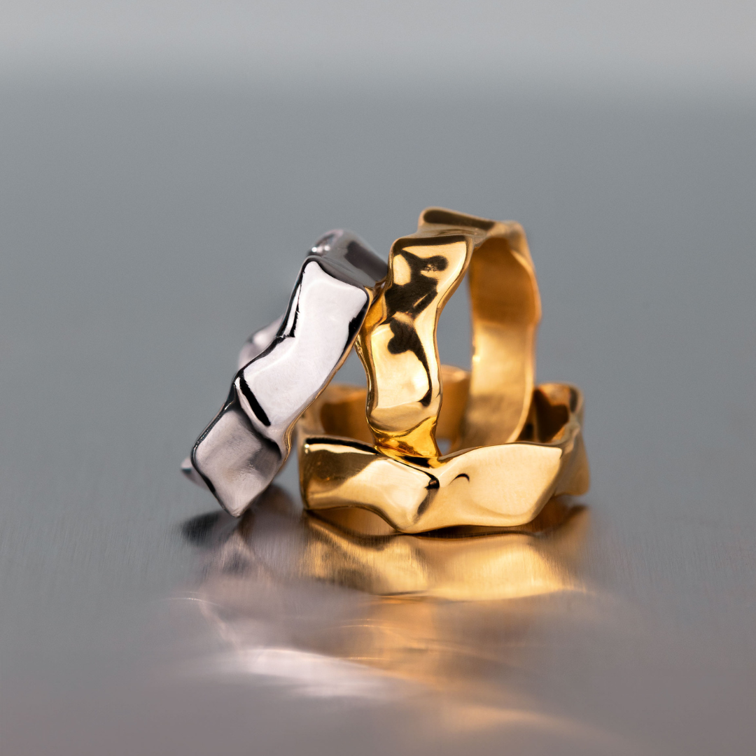 Melting Ring Gold