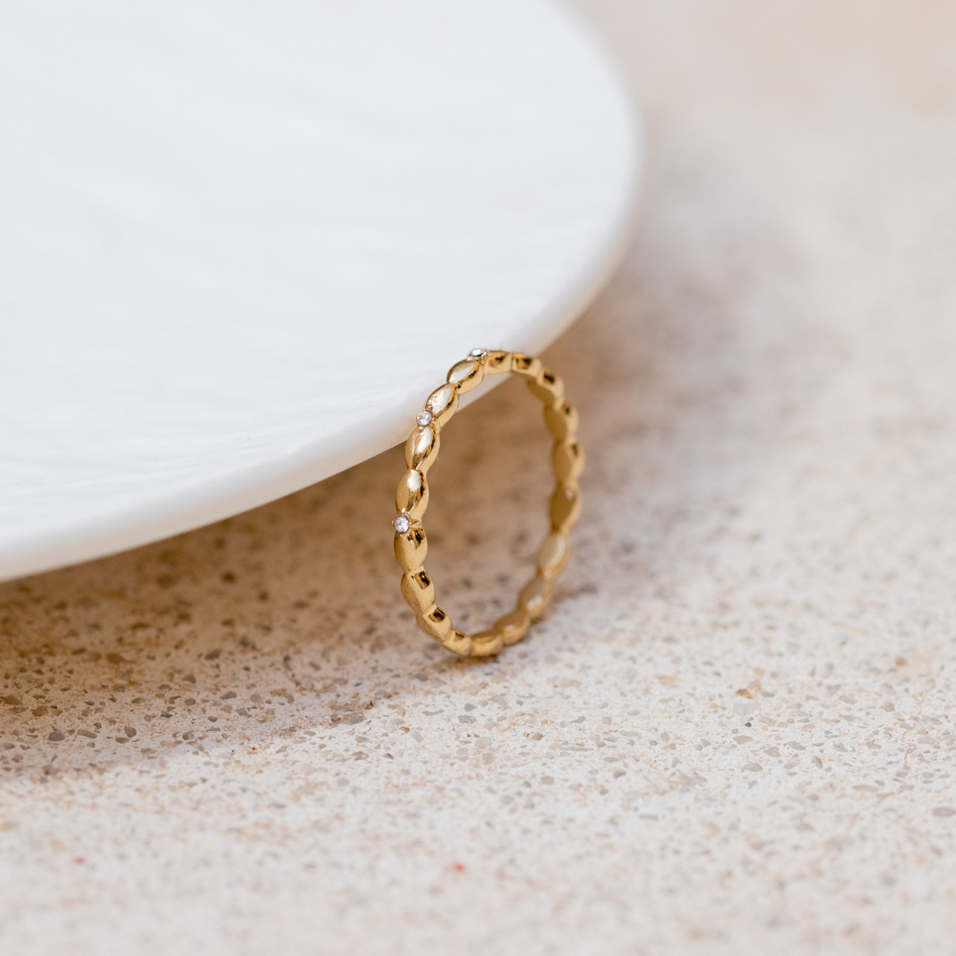 Tiny Romance Ring Silber